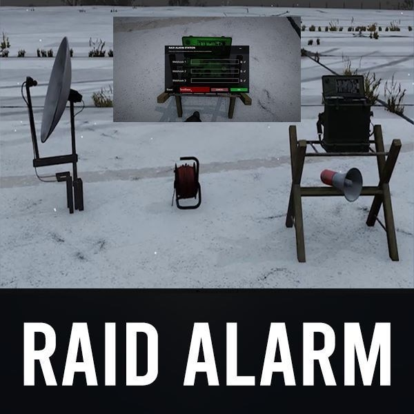 Raid alarm indicator