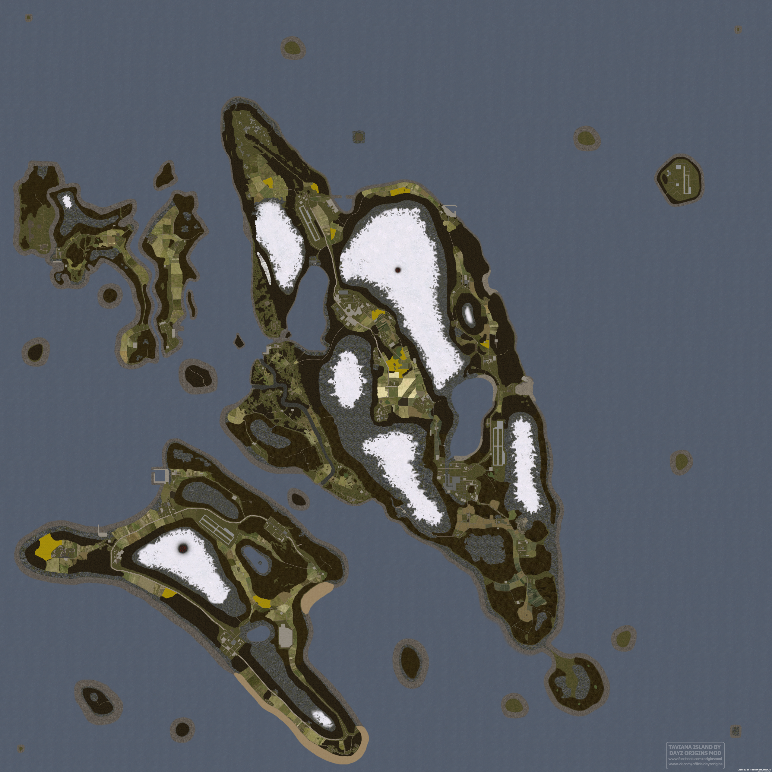Taviana map for the Remnant Epoch Arma 2 DayZ server